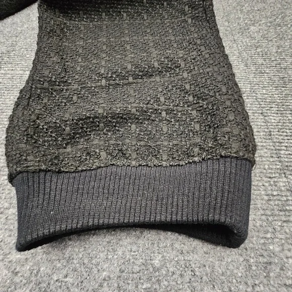 Mode of One Jogger Pants Mens Textured Grid Drawstring Deep Black Medium NEW - Picture 10 of 12